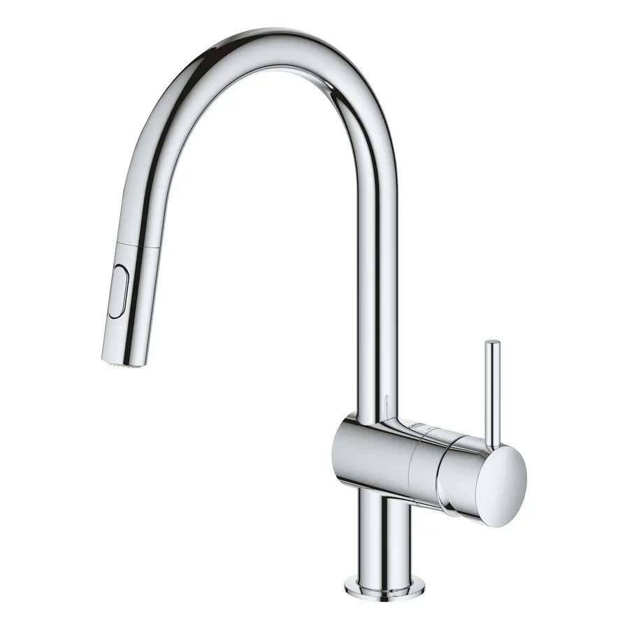 Змішувач для кухні з висувним виливом Grohe Minta (32321002)