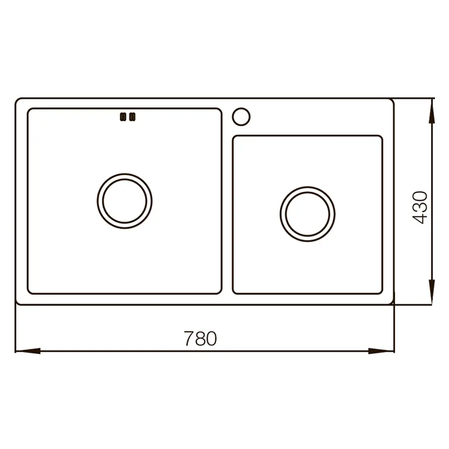 Мийка Mixxus MX7843-220x1.0-Satin (MX0564)