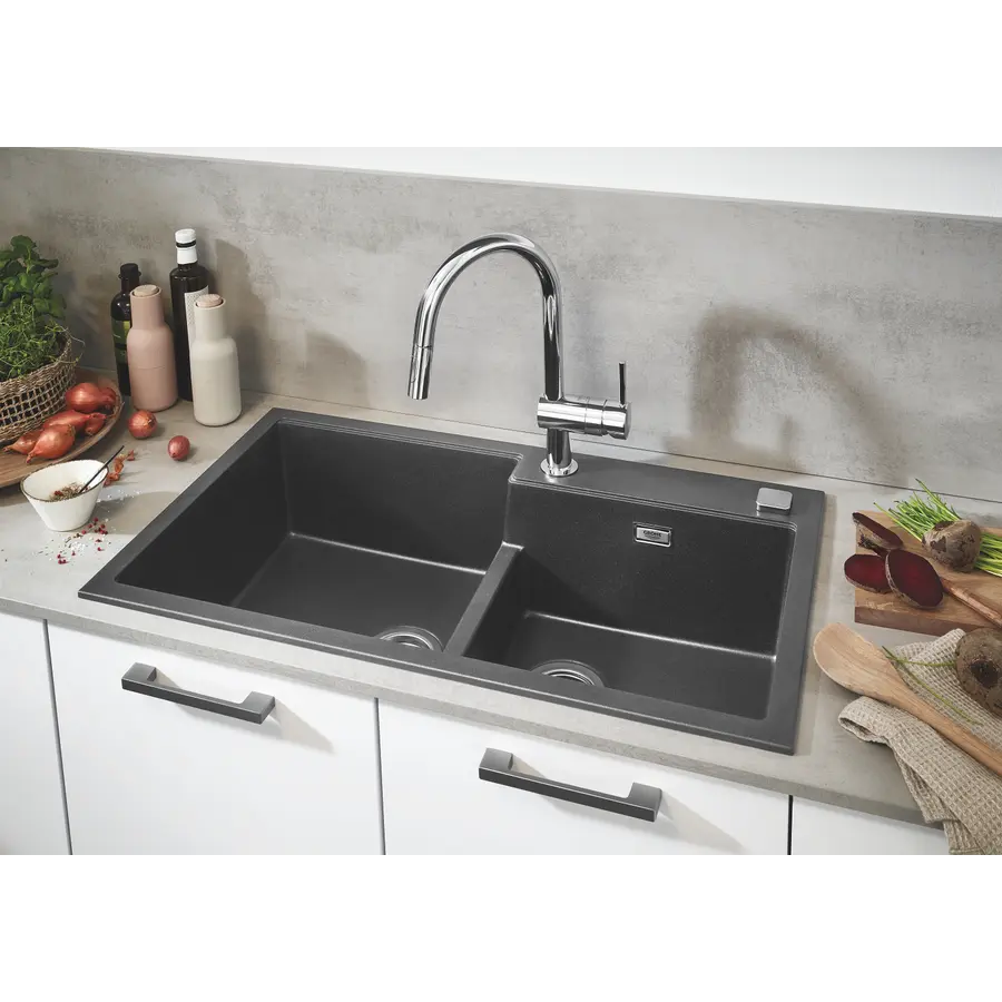Змішувач для кухні з висувним виливом Grohe Minta (32321002)
