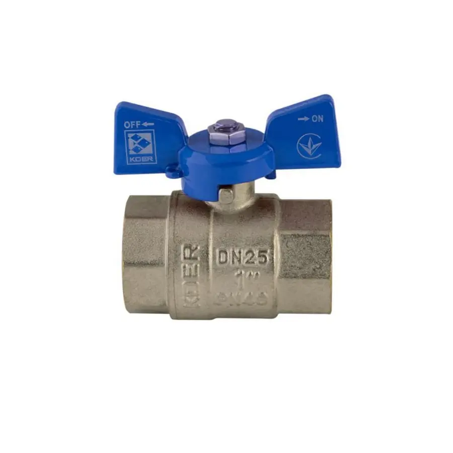 Кран кульовий Koer 1" ГГМ (KR.217.B) синій (KR2718)