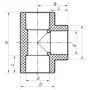 Трійник 63 PPR Koer K0012.PRO (KP0015)