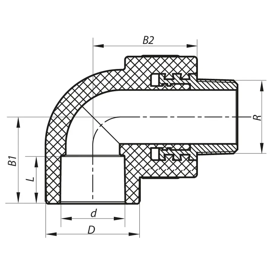 Кут ЗР 25x1/2M PPR Koer K0119.PRO (KP0142)