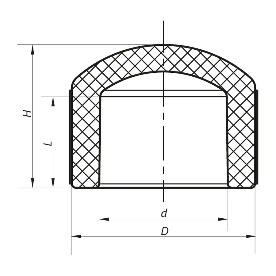 Заглушка поліпропіленова 110 PPR Koer K0233.PRO (KP2598)