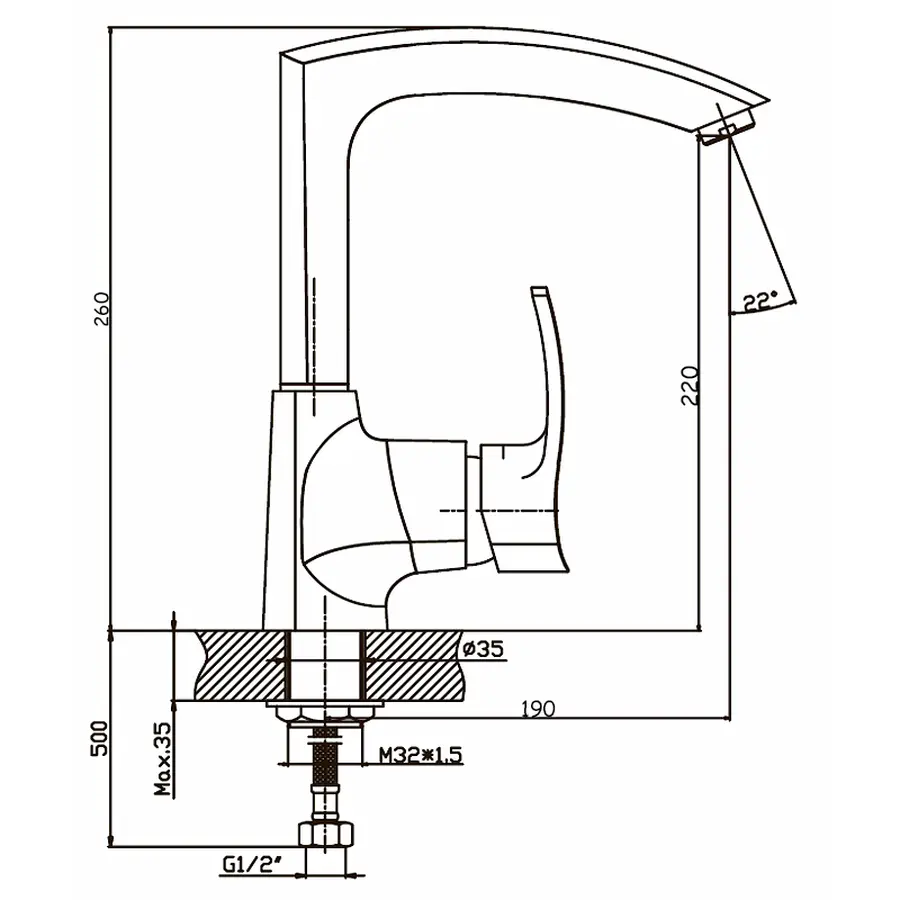 Підлоговий змішувач для ванни Grohe Essence New (23491001)