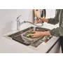 Змішувач для кухні з висувним виливом Grohe Eurosmart (30305000)