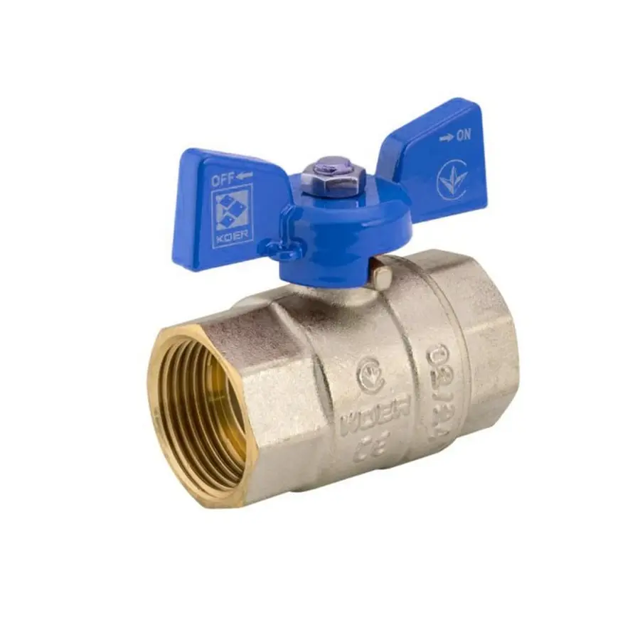 Кран кульовий Koer 1" ГГМ (KR.217.B) синій (KR2718)