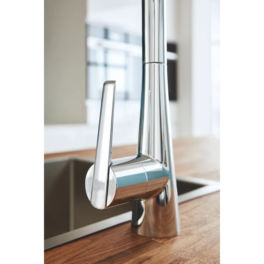 Змішувач для кухні з висувним виливом Grohe Zedra (32294002)