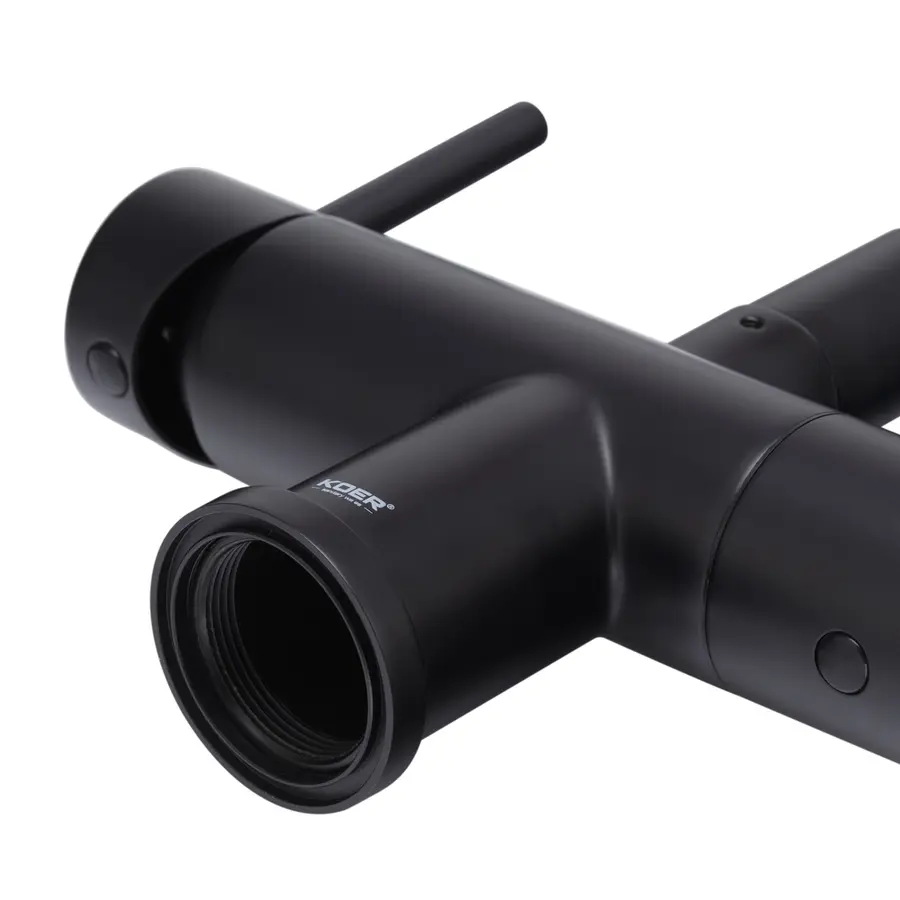 Кухонний змішувач з силік. виливом і вих. для питної води KOER KB-72002-05 (KR3384)