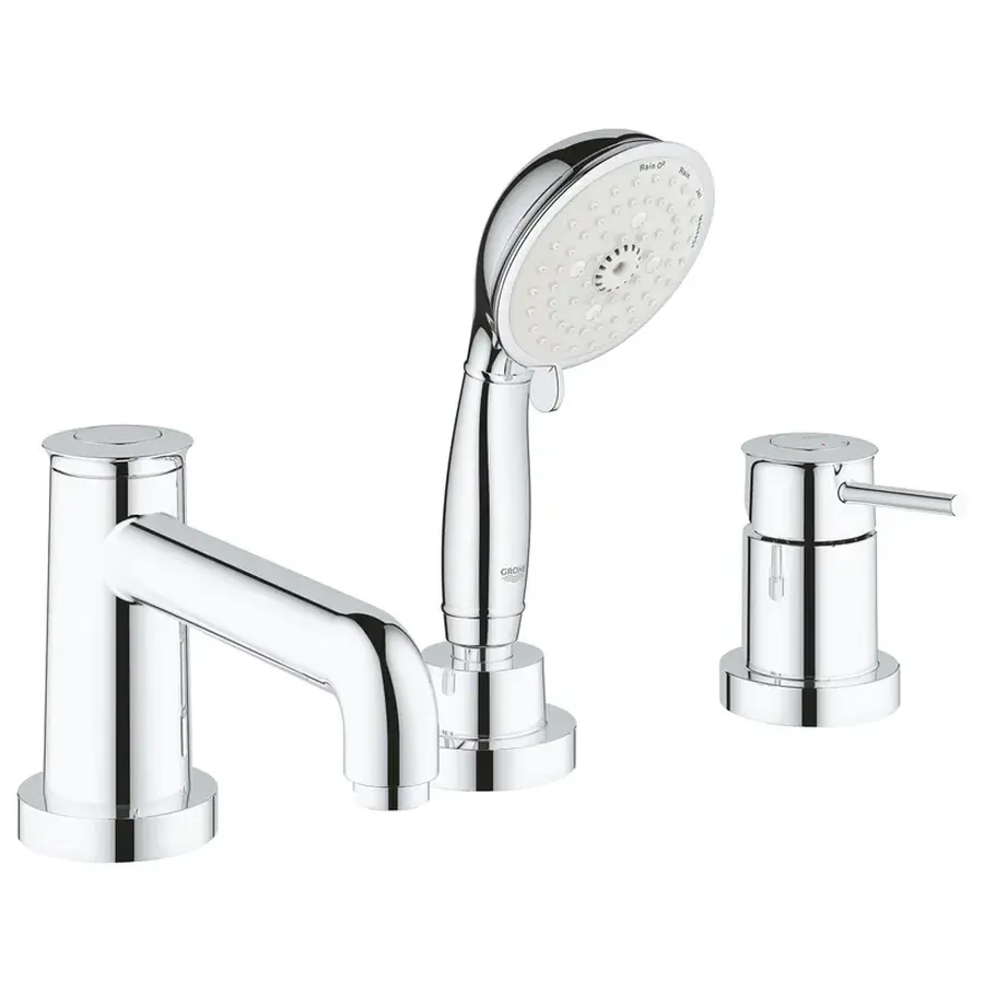 Змішувач на борт ванни на 3 отвори Grohe BauClassic (2511800A)