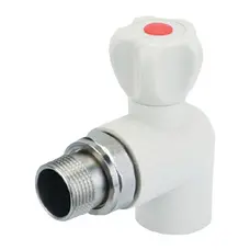 Кран радіаторний 20x1/2 кутовий PPR KOER K0157.PRO (KP0201) Кран радіаторний 20x1/2 кутовий PPR KOER K0157.PRO (KP0201)