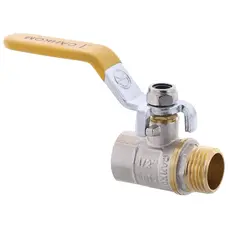 Кран кульовий СК 1/2" ГШВ YELLOW ART.607 (WP0100)