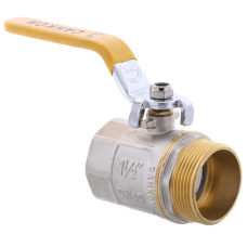 Кран кульовий СК 1 1/2" ГШВ YELLOW ART.607 (WP0083)