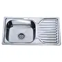 Мийка кухонна Zerix Z7642-08-180E (Satin) (ZX1602)