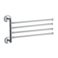 Тримач для рушників поворотний Zerix Z1614 (чотири планки) (ZX0519)