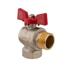 Кран кульовий Koer 1" ГШМ кутовий (KR.208) (KR2807)