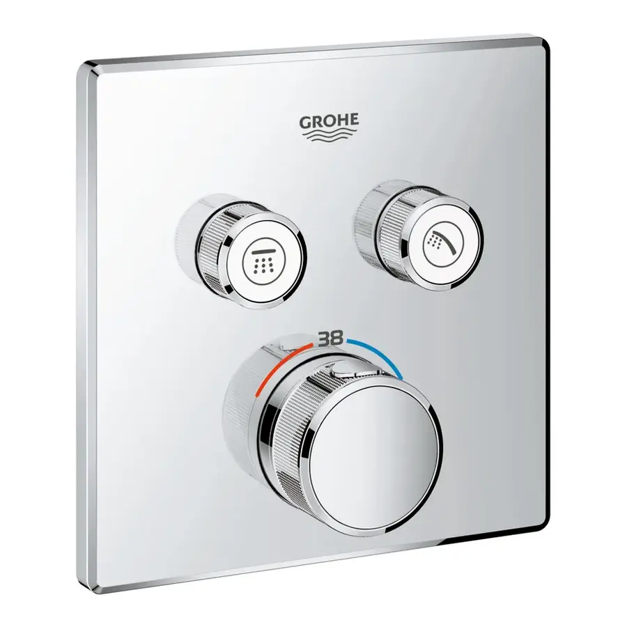 Термостат прихованого монтажу на 2 споживача Grohe Grohtherm SmartControl (29124000)