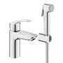 Змішувач для раковини з гігієнічним душем Grohe Eurosmart New (23124003)