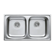Мийка кухонна Haiba 78x43 Double (Satin) (HB0569)