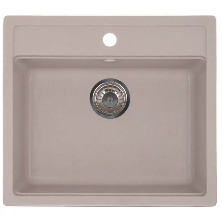 Мийка кухонна Zerix ZS-5751S-06 Бежева (ZX4597)