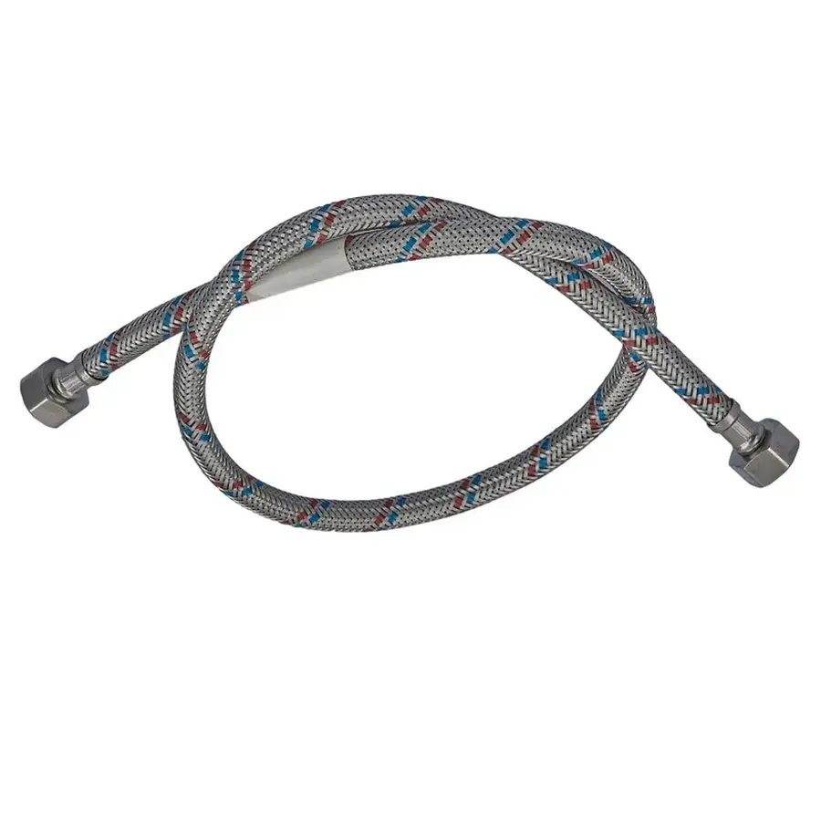 Гнучкий шланг для підключення води Гайка 1/2'' - Гайка 1/2'' (120 см) ZERIX (ZX1555)