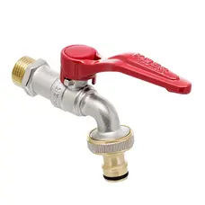 Кран поливу Koer KR.247 - 1/2" з конектором для швидкого підключення (KR3196) Кран поливу Koer KR.247 - 1/2" з конектором для швидкого підключення (KR3196)