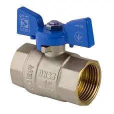 Кран кульовий Koer 1" ГГМ (KR.217.B) синій (KR2718)