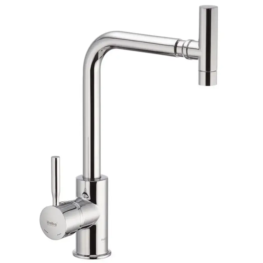 Змішувач для кухні Haiba Hans 025 з поворотним аератором (HB0819)