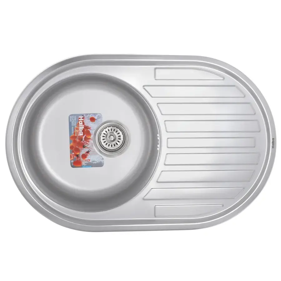 Мийка кухонна HAIBA 77x50 (satin) (HB0563)