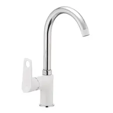 Кухонний змішувач білий Mixxus Dallas 014 (MX0030)