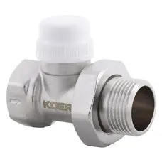 Кран термостатичний прямий Koer KR.923 - 1" (KR2890)