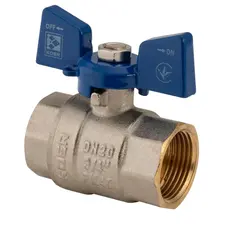 Кран кульовий Koer 3/4" ГГМ (KR.217.B) синій (KR2720)