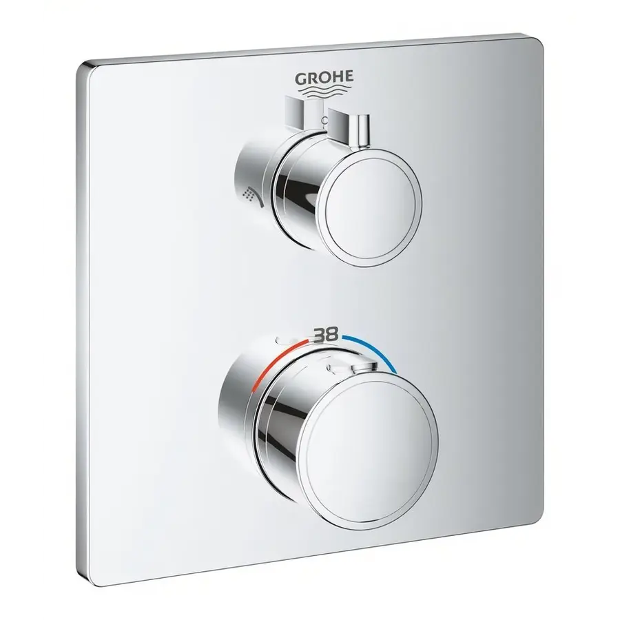 Термостат прихованого монтажу на 2 споживача Grohe Grohtherm Convent. Concealed (24079000)