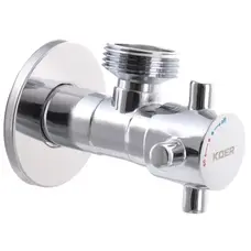 Кран для підключення сантехприладів KOER 1/2x3/4 (KR.517) (KR0109) Кран для підключення сантехприладів KOER 1/2x3/4 (KR.517) (KR0109)