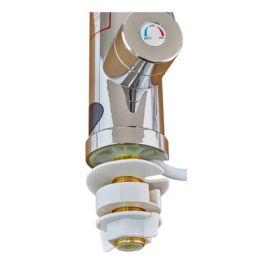 Водонагрівач 3,3 kW проточний, з індикатором температури, на мийку ZERIX ELW14-E (ZX4783)