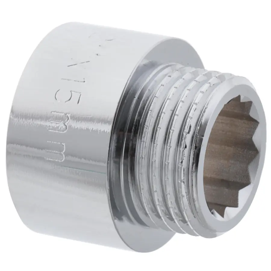 Подовжувач 1/2" 15мм (хром) Koer KF.E06-15.CHR (KF0093)