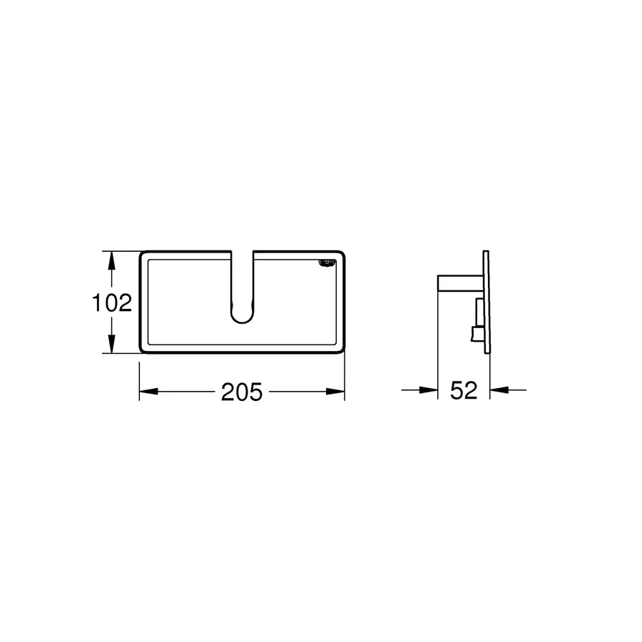 Поличка на термостат Grohe Euphoria System (26362LN1)