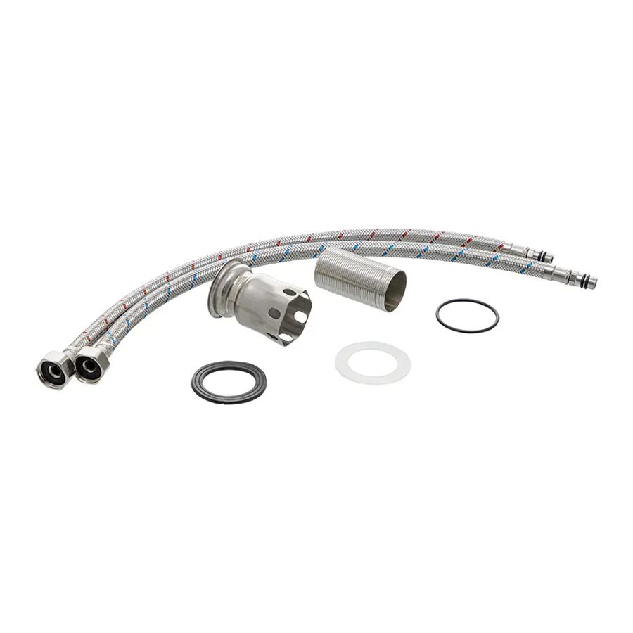 Змішувач для умивальника Mixxus KUB-001  чорний (з нерж. сталі) (MI2810)