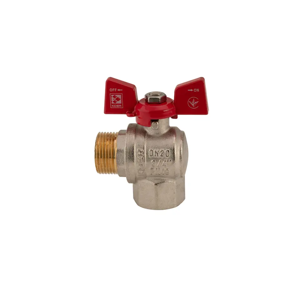 Кран кульовий Koer 3/4" ГШМ кутовий (KR.208) (KR2806)