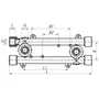 Планка монтажна прохідна 20x1 / 2F Koer K0128.PRO (KP0154)