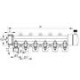 Колектор для теплої підлоги на 6 контура з кульовими кранами (40x20) PPR Koer K0173.PRO (KP0223)