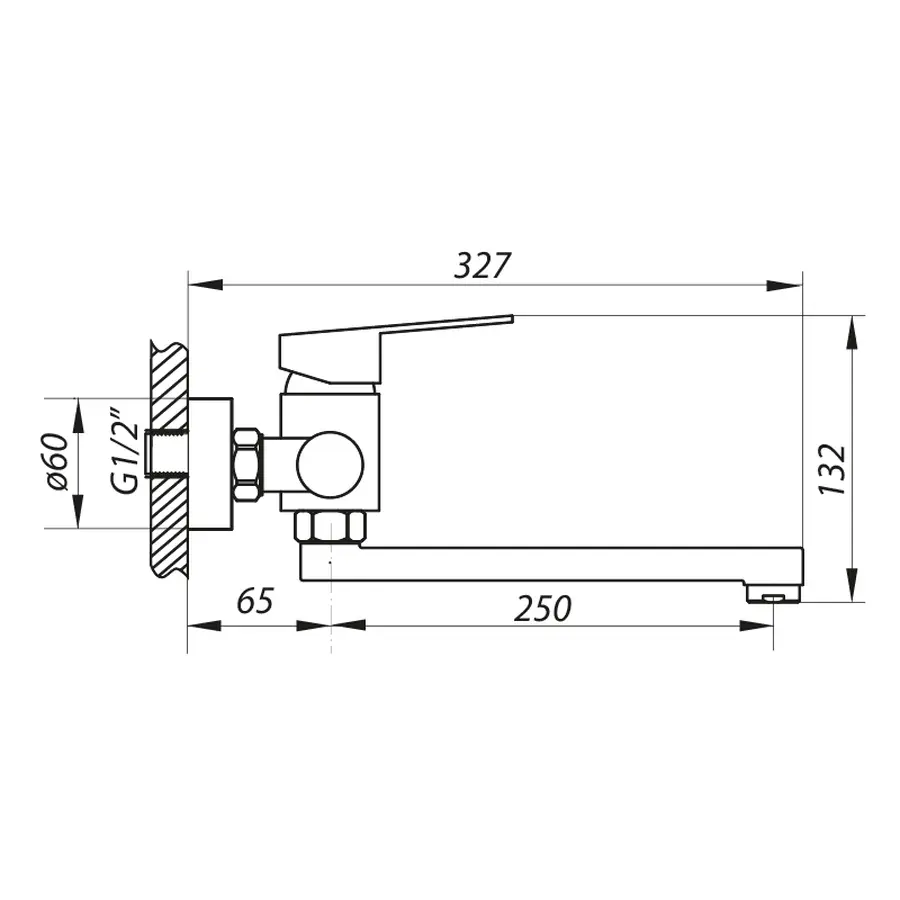 Змішувач для кухні Zerix LR74603 (LL1197)