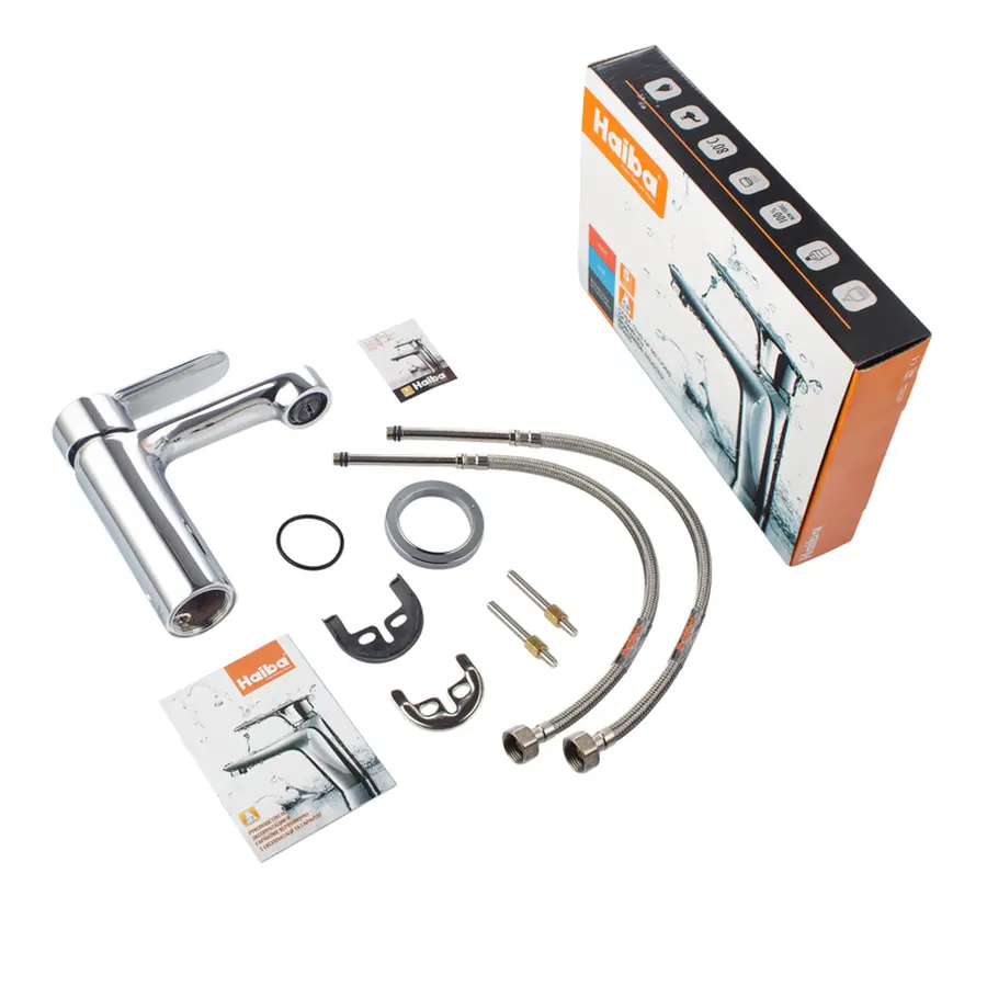 Змішувач для умивальника Haiba Daniel 001 (HB1010)