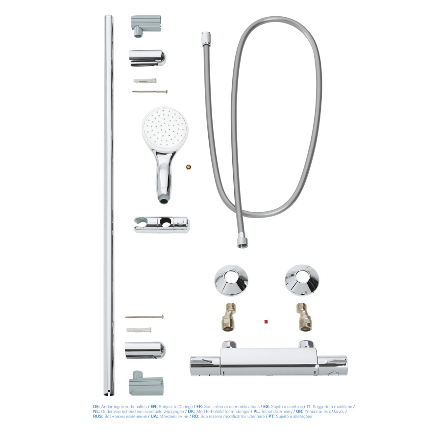 Термостат для душу із душовим гарнітуром Grohe Grohtherm 800 (34566001)