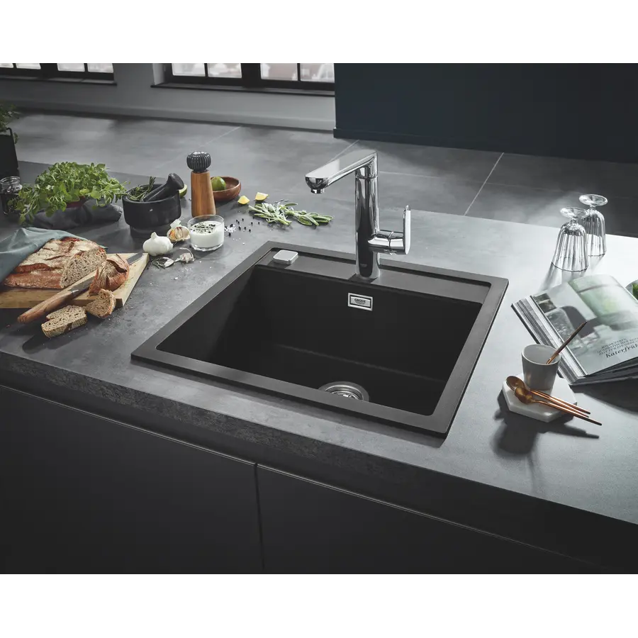 Мийка для кухні Grohe 560 x 510 мм, Granite Black (31651AP0)