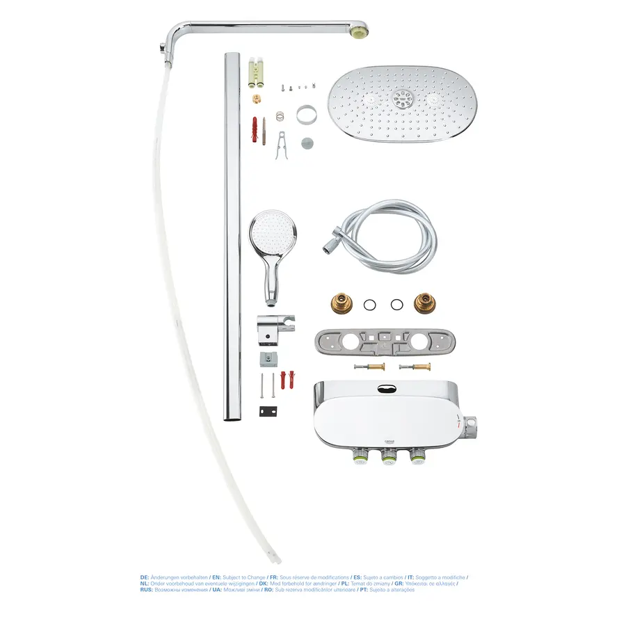 Душова система з термостатом для душа Grohe Rainshower SmartControl (26250000)