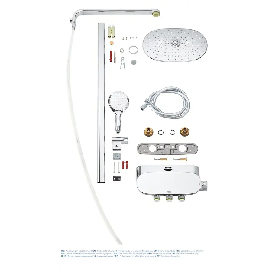 Душова система з термостатом для душа Grohe Rainshower SmartControl (26250000)