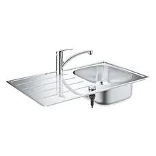 Комплект кухонної мийки і змішувача Grohe K200 (31565SD1)