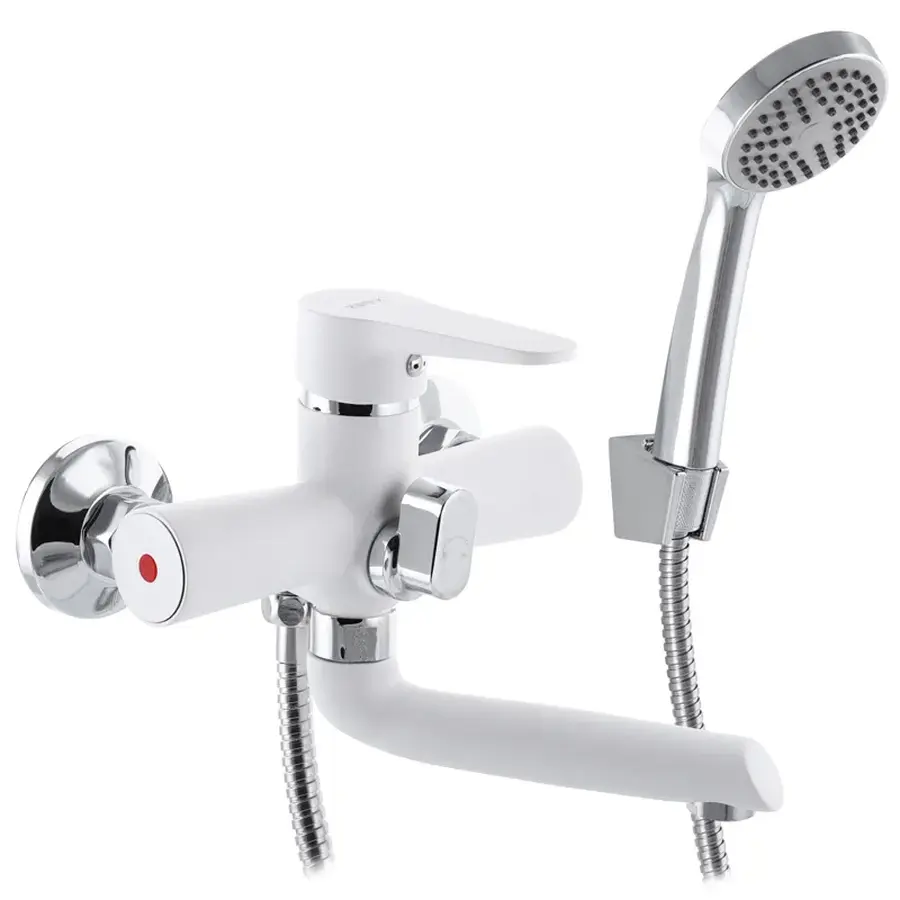 Змішувач для ванни Zerix PUD3 146 білий (ZX2910)