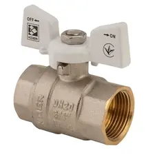 Кран кульовий Koer 3/4" ГГМ (KR.217.W) білий (KR0179)