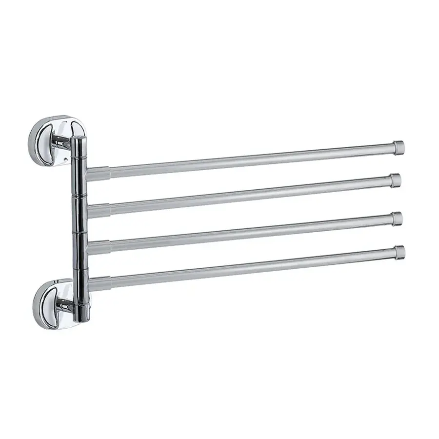 Тримач для рушників поворотний Zerix Z1614 (чотири планки) (ZX0519)